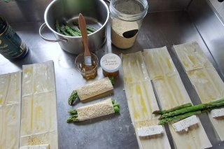 Chaussons aux asperges - Les étapes de la recette